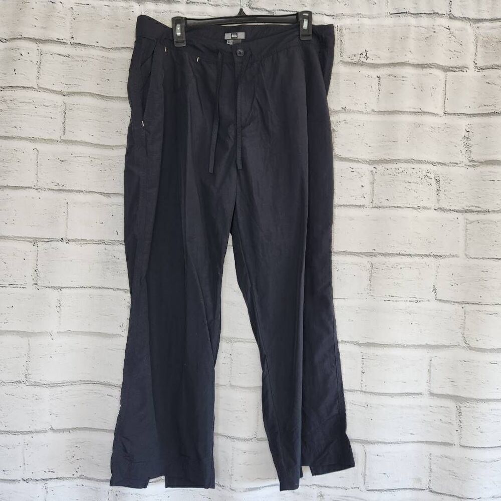 REI Women's Gray UPF 50+ Drawstring Nylon Wide-Leg Hiking Pants Size 16